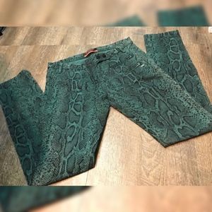 SUPER CUTE SNAKESKIN MAISON SCOTCH SKINNIES